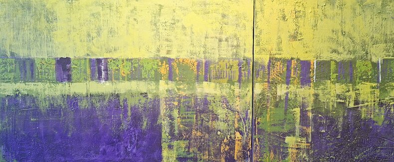 Gdybym była wodą, dokąd bym płynęła? Lato. Dyptyk.