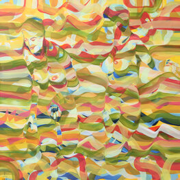 Dwie wielkie w kąpieli w południe