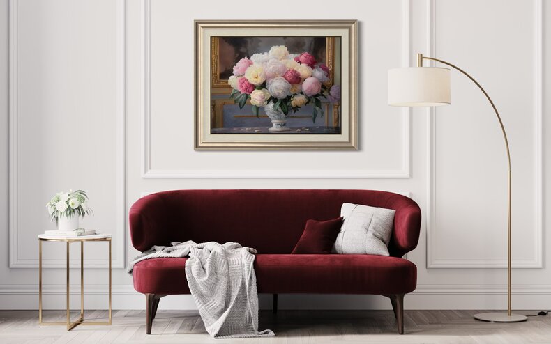 Peonie w barokowym rozkwicie