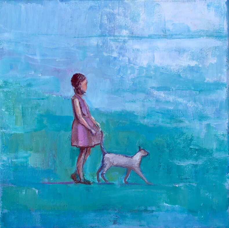 Na fioletowej łące