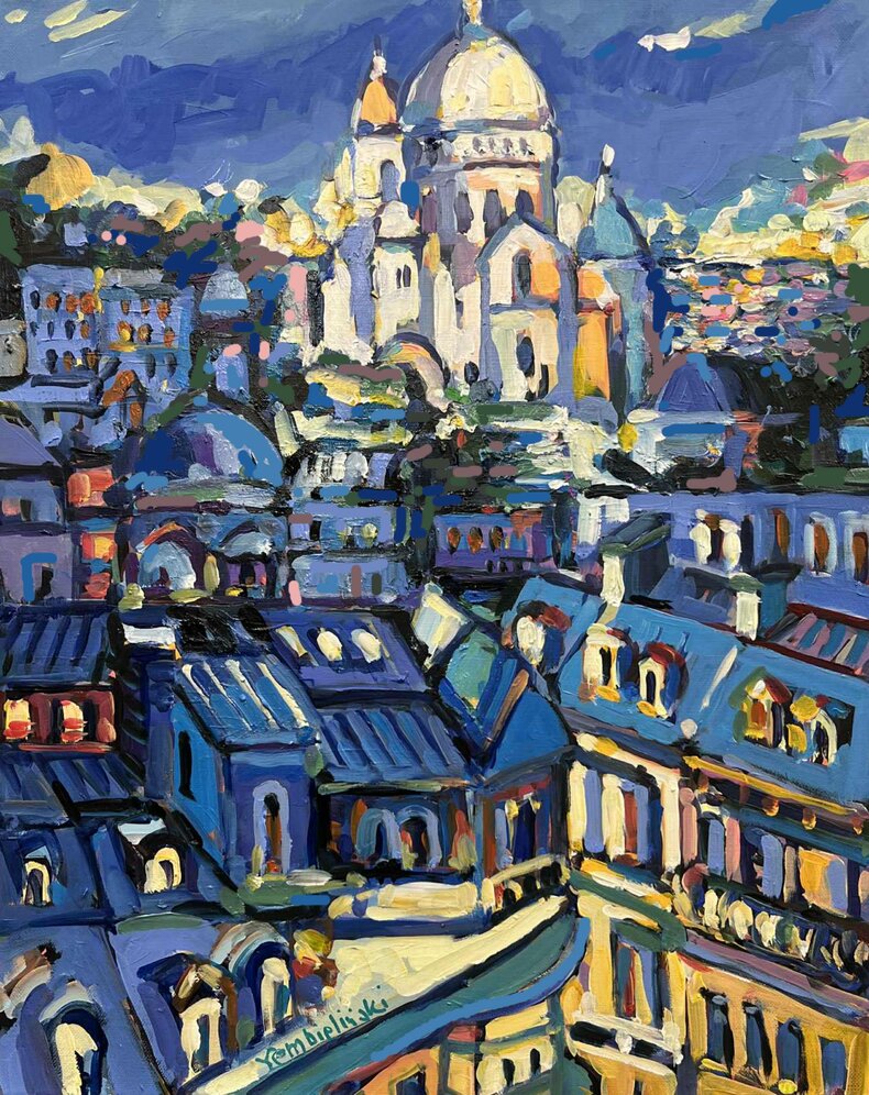 Idą Święta, Paryż wzgórze Montmartre