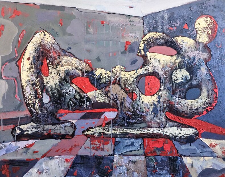 Rzeźba - Akt leżący