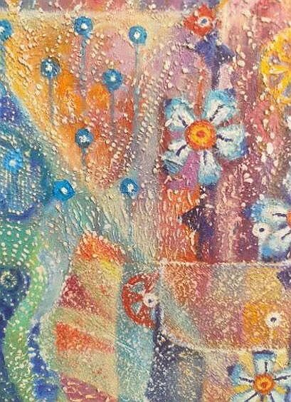 Kobiety wśród kwiatów i drzew