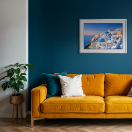 Lazur i biel Santorini 