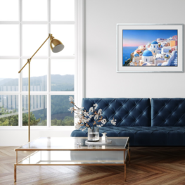 Lazur i biel Santorini 